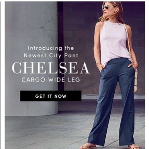 Athleta Chelsea Cargo Wide Leg Pant